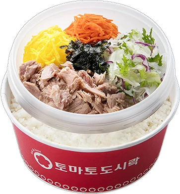 야채참치비빔밥