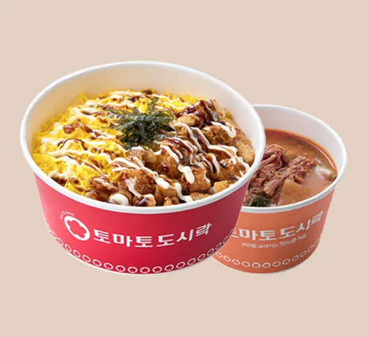 데리와퍼치킨 육개장 정식